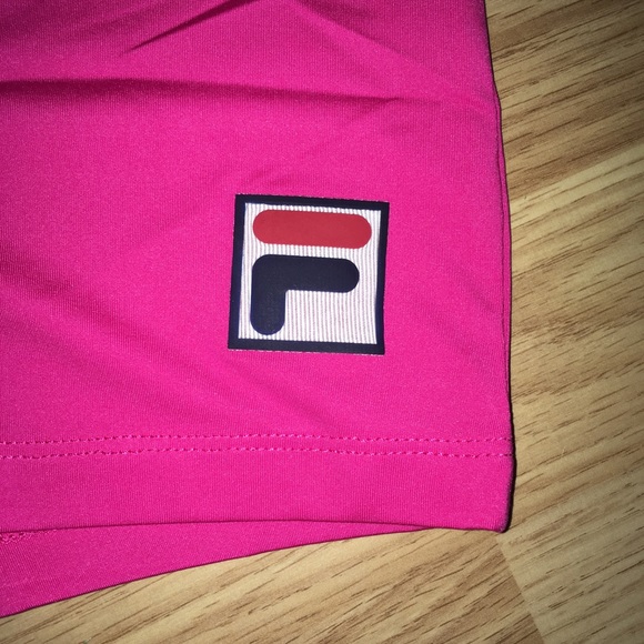 NWT Fila Tennis Ball Short Raspberry Rose Pink XS - Picture 3 of 5